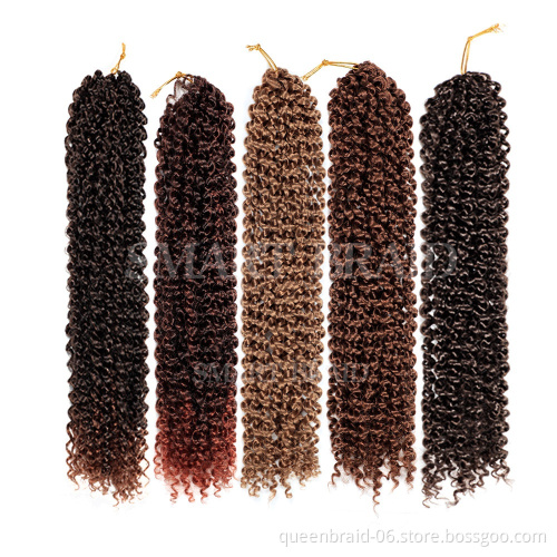 Passion Twist Hair Water Wave Braiding Hair Ombre Long Bohemian Braids for Passion Twist Crochet Hair Synthetic Natural Braid